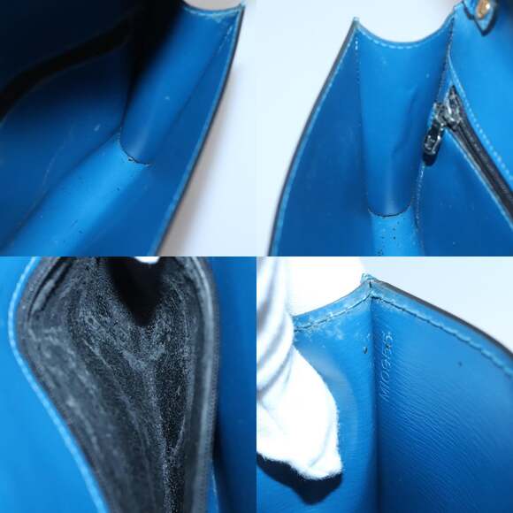 LOUIS VUITTON Epi Pochette Arche Shoulder Bag Blue M52575 - Picture 12 of 12